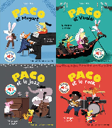 Livres illustrés Paco et le jazz, Paco - livres sonores